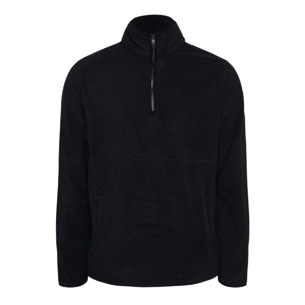 Timberland Mens Polar Fleece Quarter Zip Top / Black